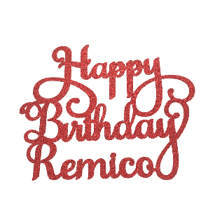 Happy Birthday with Name and Colour