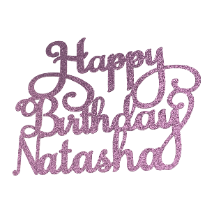 Happy Birthday with Name and Colour