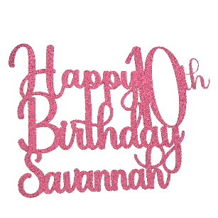 Personalised Message with Colours