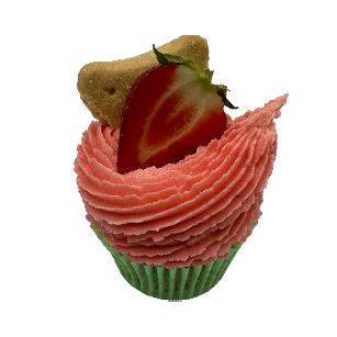 Royal Sovereign Strawberry Cupcake