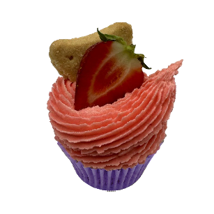 Royal Sovereign Strawberry Cupcake