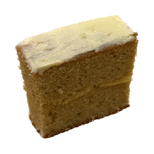 Lemon Drizzle Cake Slice