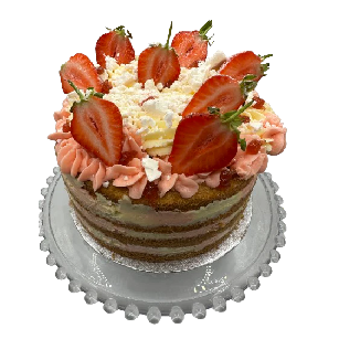 Strawberry Naked Cake