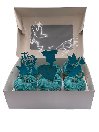 Baby Boy Design Cupcake